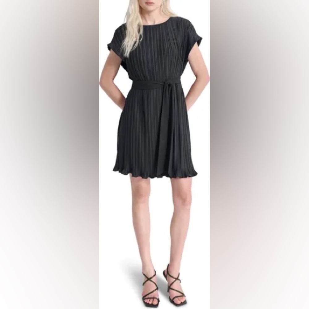 DKNY pleated dress